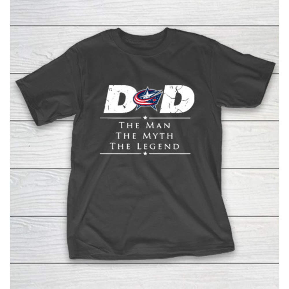 Columbus Blue Jackets Hockey Dad Graphic Unisex T-Shirt